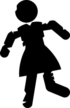 Female Zombie Vinyl Svg File, Free Vectors File